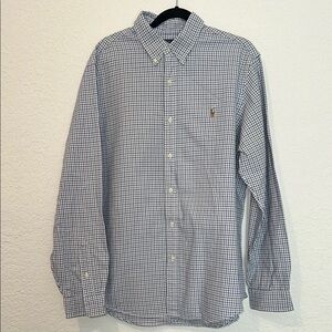 Ralph Lauren Blue Casual Button Down Shirt